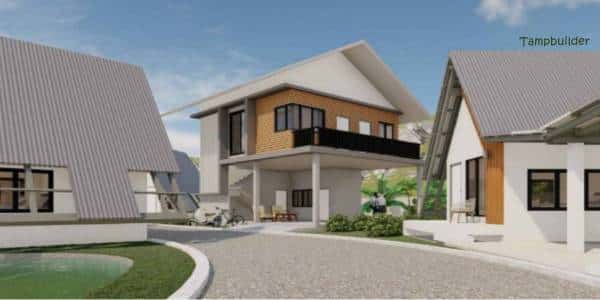 สร้างบ้านชั้นเดียว 2-3 ชั้น